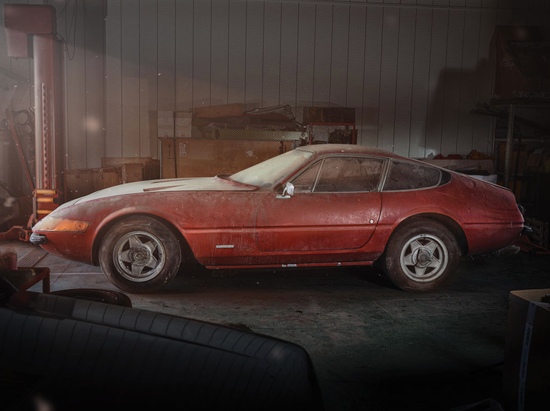 Illustration for article titled Ferrari Daytona Expected To Sell For $2 Million Just Needs A Little Elbow Grease